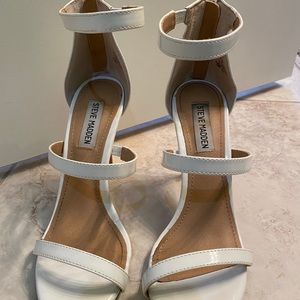 Steve Madden White Heels